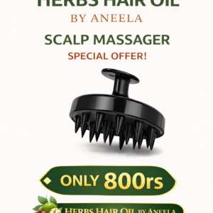 Aneela’s Herbal Hair Grow Oil 1 Head Massager