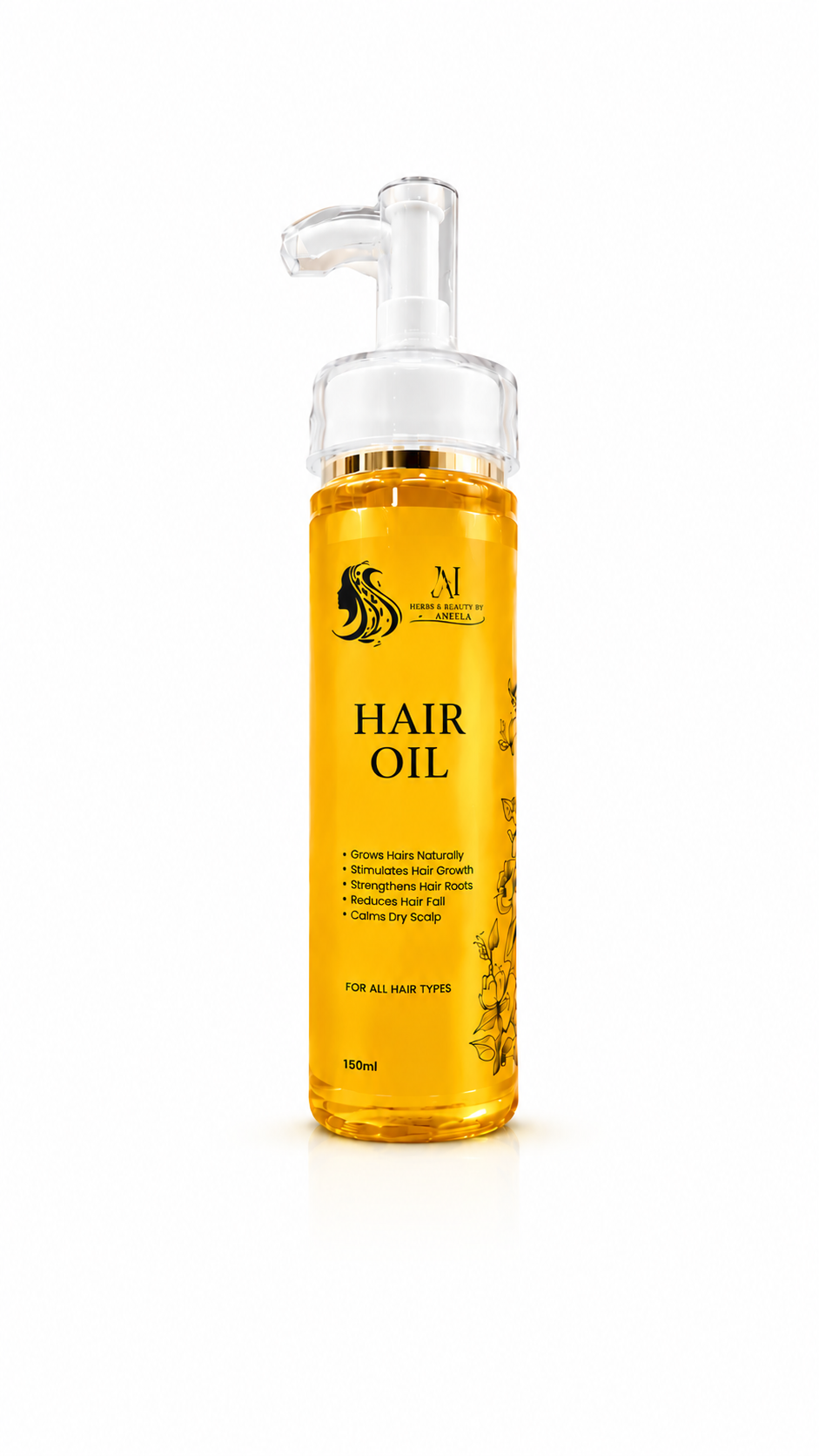 Aneela’s Herbal Hair Grow Oil – Natural Hair Growth & Anti-Hair Fall Formula