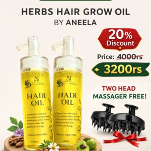2 in 1 deal Aneela’s Herbal Hair Grow Oil