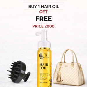 Aneela’s Herbal Hair Grow Oil With 1Head Massager And 1 Press On HandBag Free